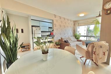 Apartamento com suíte, vista para o Centro e condomínio completo no Jardim Mauá - Pronto para morar
